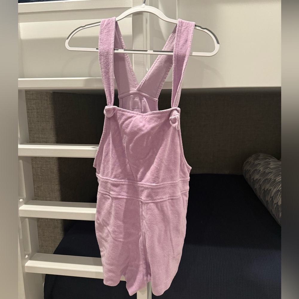 Daily Drills Purple Terry Romper